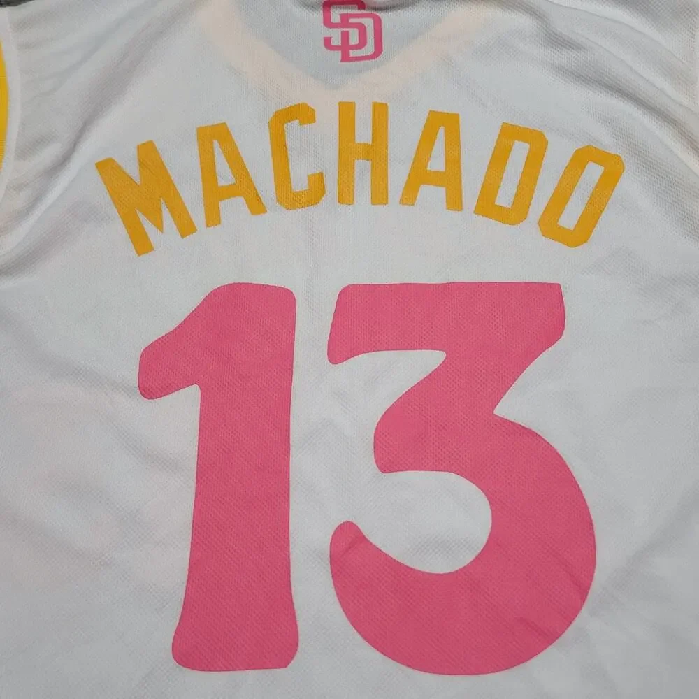 San Diego Padres Jersey Extra Large Manny Machado City Connect Basketball Tank